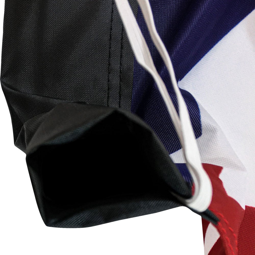 AUTO DETAILING (RED CHECKERED) WINDLESS BANNER FLAG