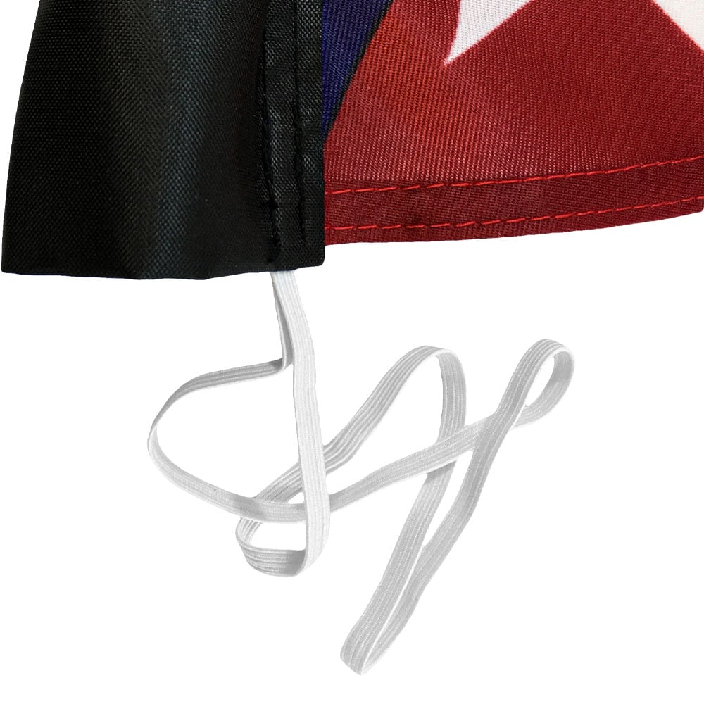 AUTO DETAILING (RED CHECKERED) WINDLESS BANNER FLAG