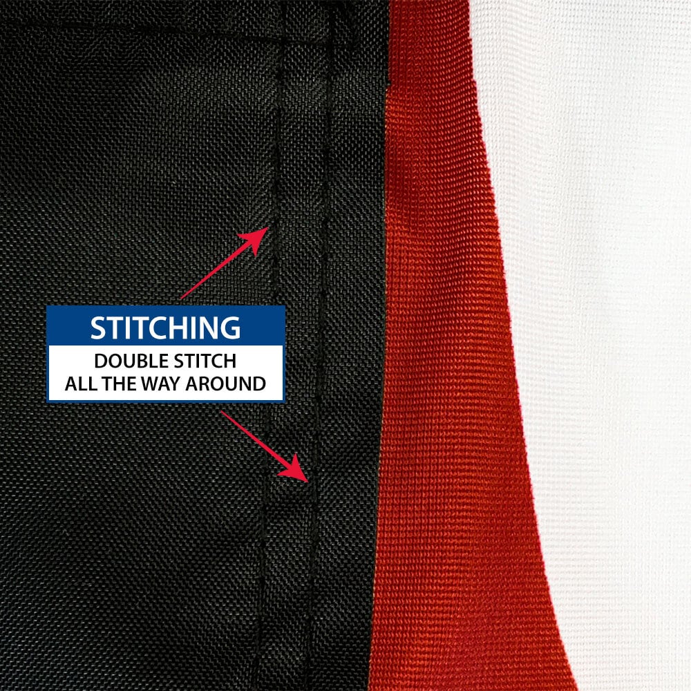 AUTO DETAILING (RED CHECKERED) WINDLESS BANNER FLAG
