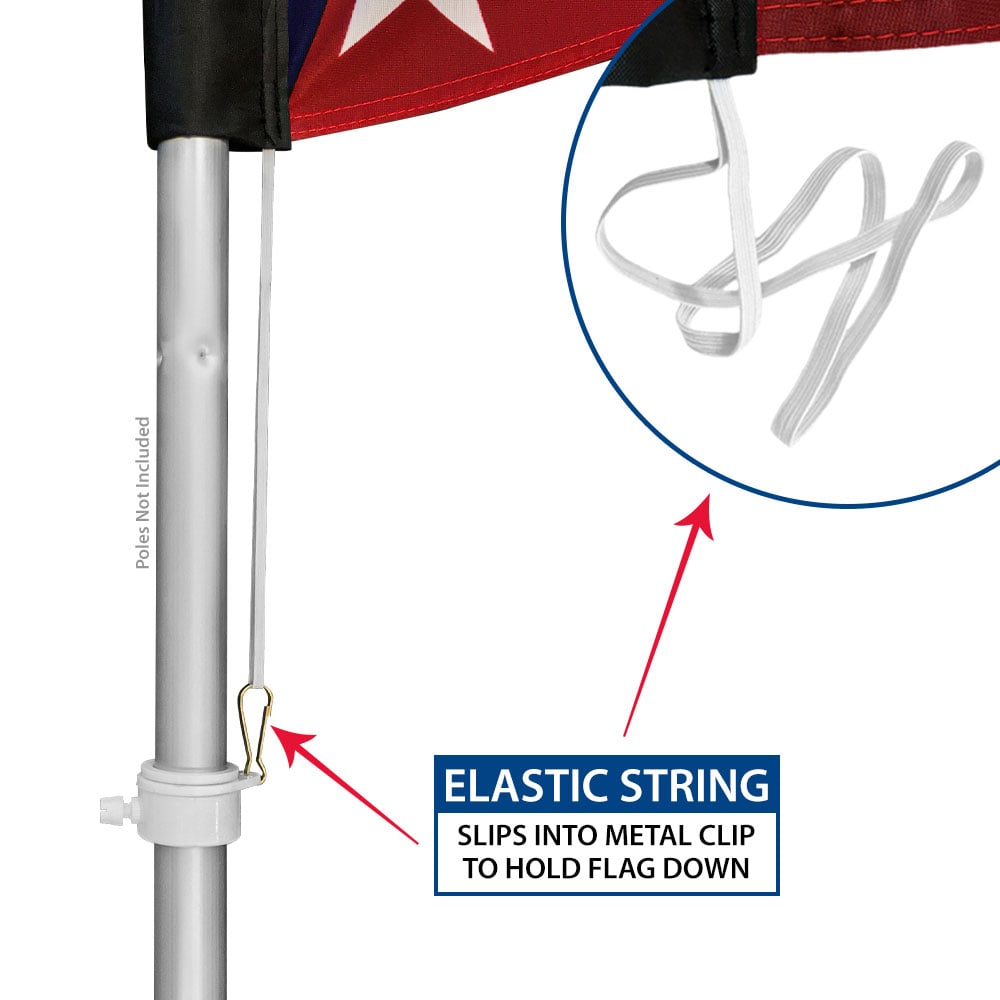 AUTO DETAILING (RED CHECKERED) WINDLESS BANNER FLAG