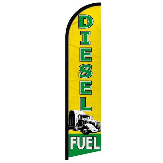 DIESEL FUEL WINDLESS BANNER FLAG