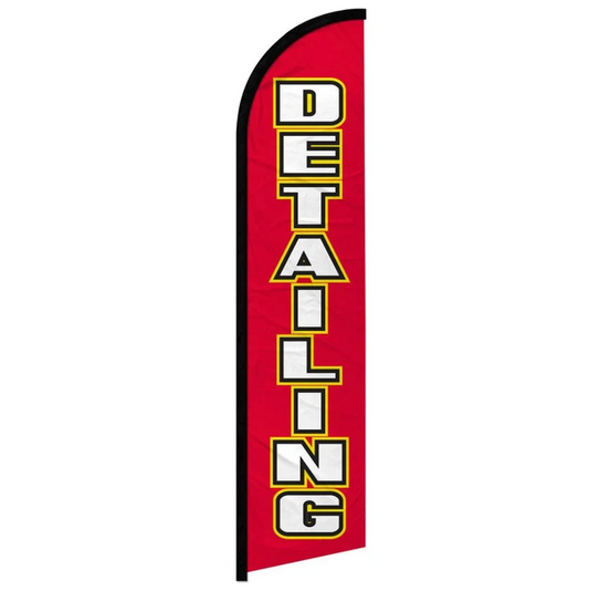 DETAILING WINDLESS BANNER FLAG