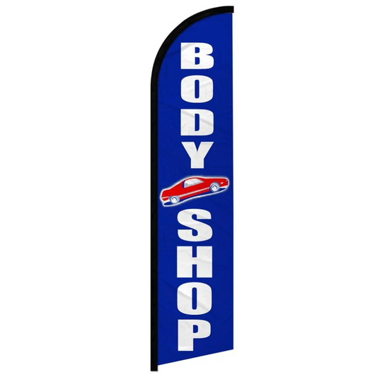 BODY SHOP WINDLESS BANNER FLAG