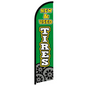 NEW & USED TIRES WINDLESS BANNER FLAG
